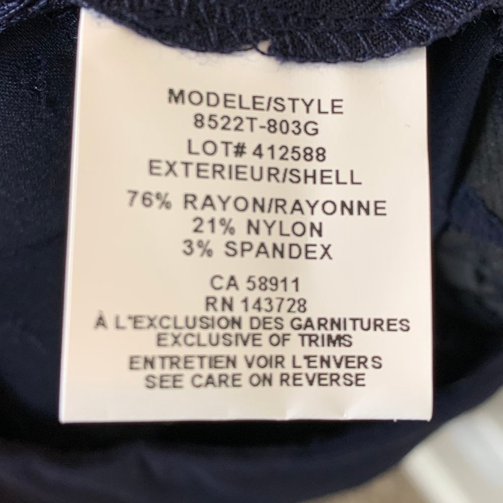 NWT Tribal Fia Blue Cuffed Straight Pants 4 - Picture 6 of 7